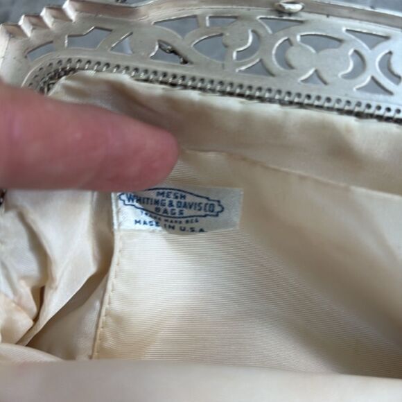 Whitening & Davis filigree, and mesh bag - Picture 5 of 7